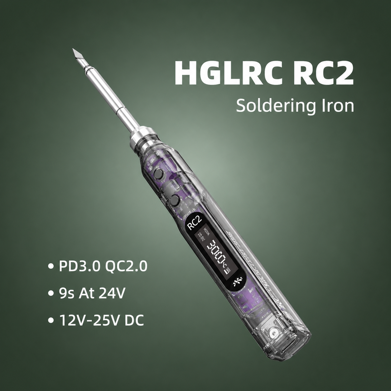 Przenośna lutownica OLED HGLRC – Electronics Repair Classes recenzja i cena