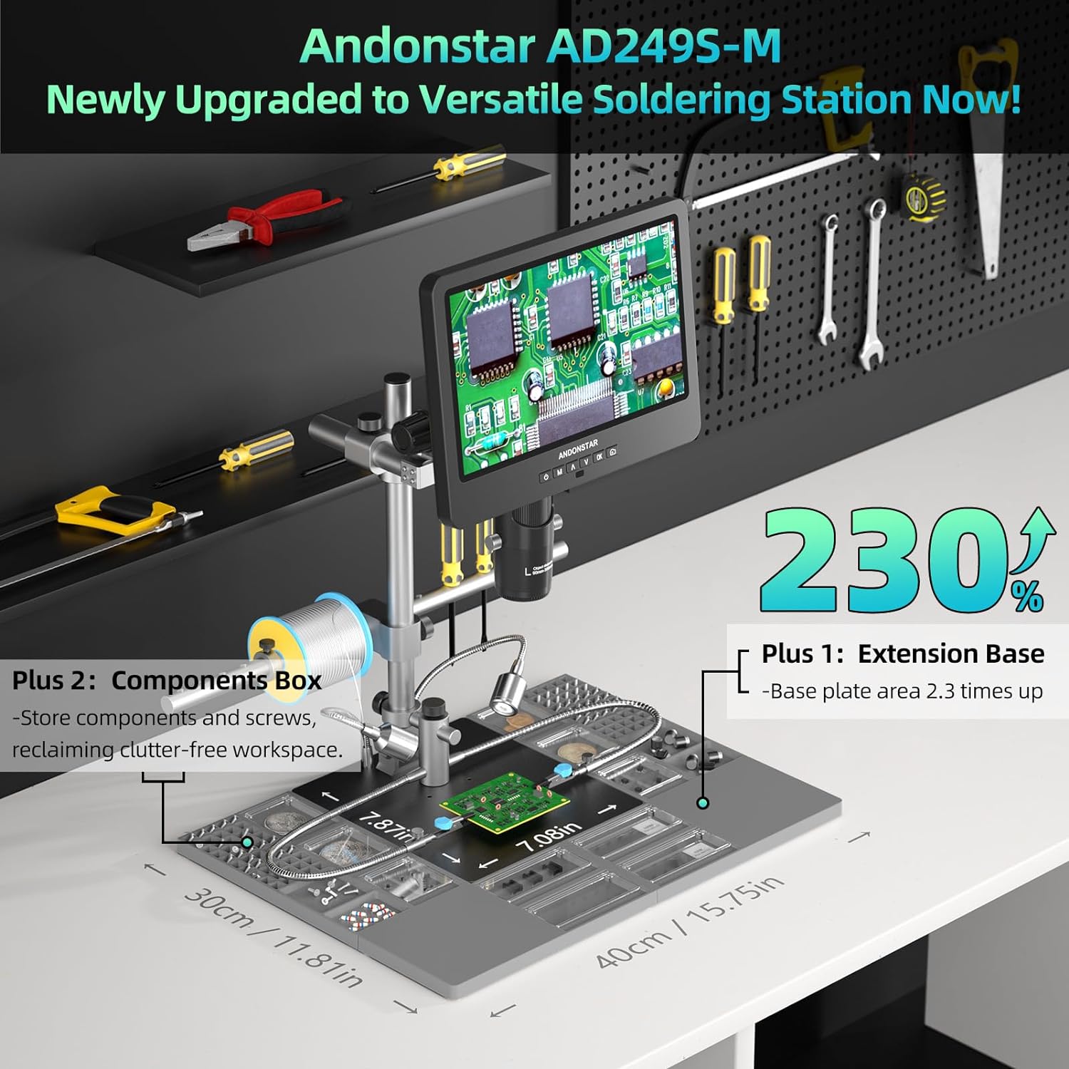 Andonstar AD249SM Plus 10.1''  – Electronics Repair Plus recenzja i cena